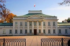 Belweder w Warszawie, siedziba Naczelnika Państwa, a później Prezydenta RP