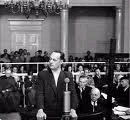 Franciszek Niepokólczycki podczas procesu pokazowego Komendy WiN 1947