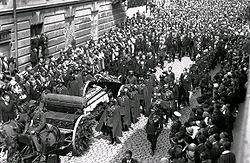 Uroczystości pogrzebowe Pierackiego w Nowym Sączu