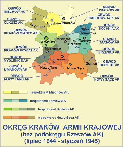 Okręg Kraków Armii Krajowej 1944-1945