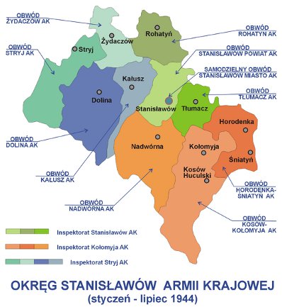 Okręg Stanisławów AK (styczeń - lipiec 1944)
